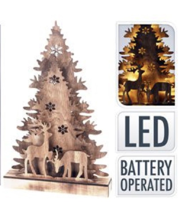 LIGHT UP CHRISTMAS TREE SCENE