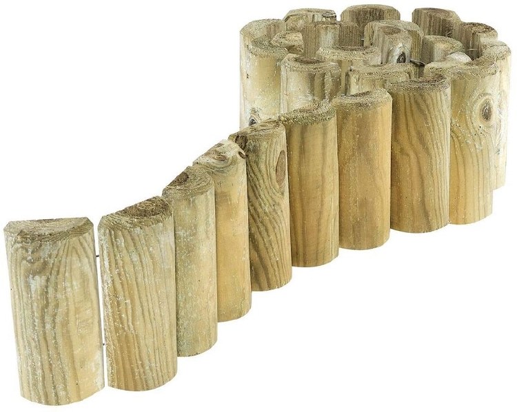 TIMBER LOG ROLL NATURAL 6&quot;X1.8M