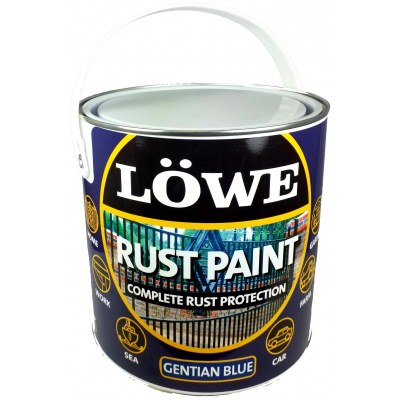LOWE RUST AND METAL PAINT - GENTIAN BLUE 2.5L