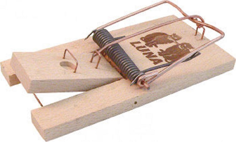 LUNA WOODEN RAT TRAP