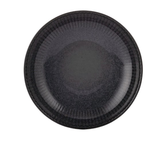 MASON CASH REACTIVE LINEAR PASTA BOWL - BLACK  23CM