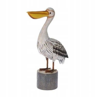 GARDEN DECOR METAL PELICAN 48CM