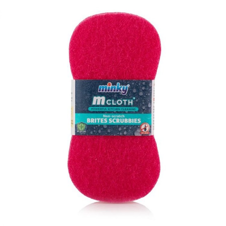 MINKY 2 PACK BRITES SCRUBBIES