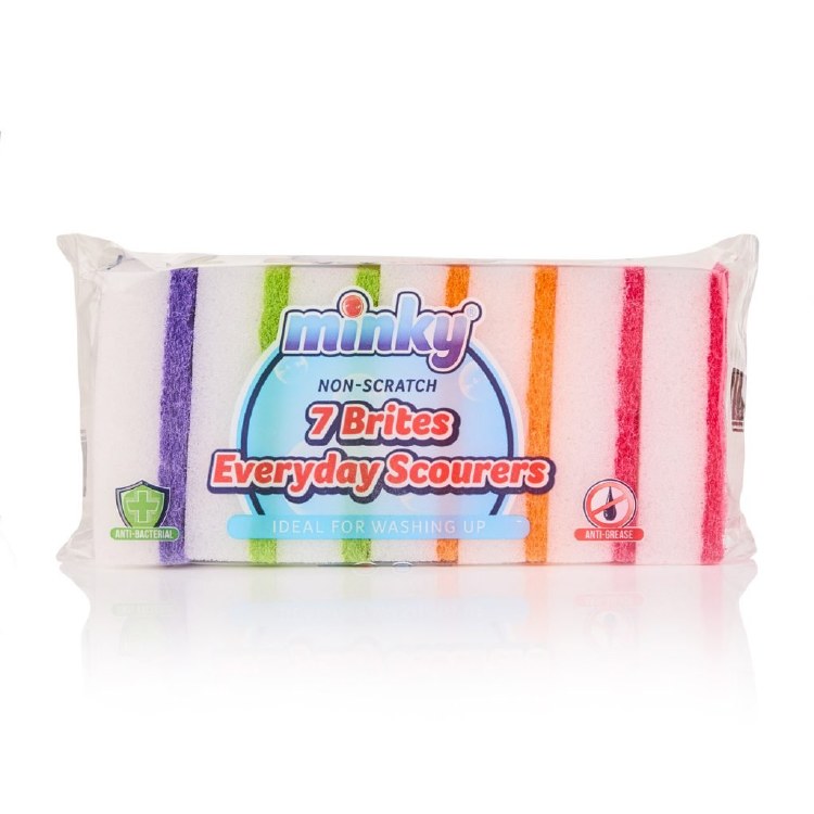 MINKY 7 PACK BRITES SCOURERS