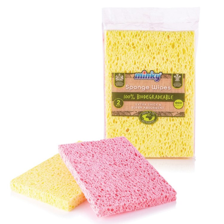 MINKY SPONGE WIPE ECO 2 PACK