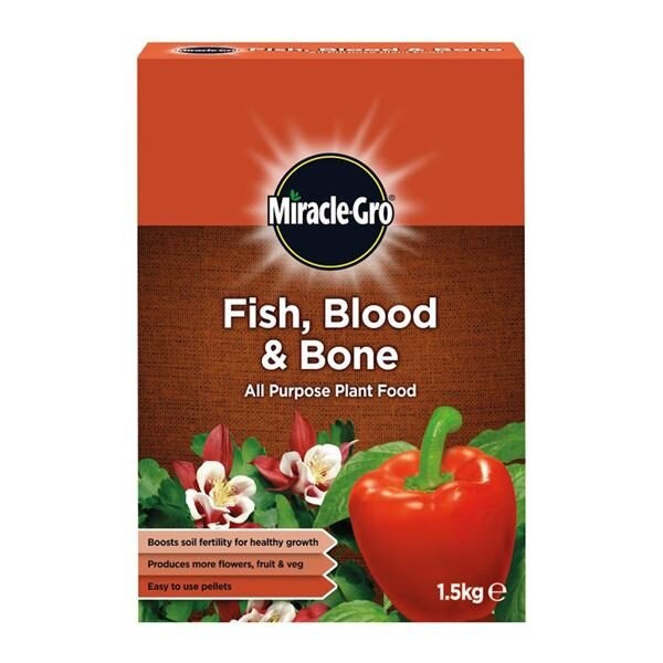 MIRACLE-GRO FISH, BLOOD AND BONE NATURAL PLANT FOOD 1.5 KG