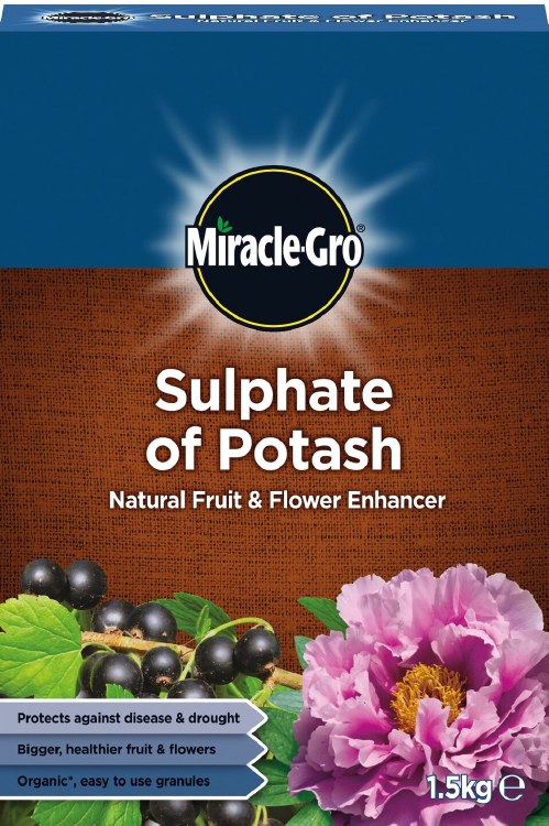MIRACLE-GRO SULPHATE OF POTASH FRUIT AND FLOWER ENHANCER 1.5 KG