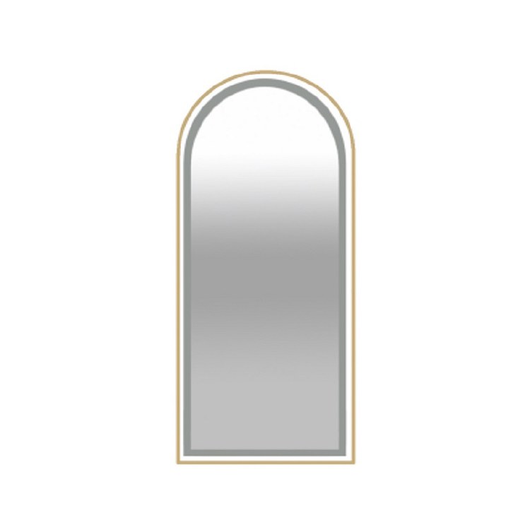MODENA LED CHEVAL MIRROR GOLD 160CM X 50CM
