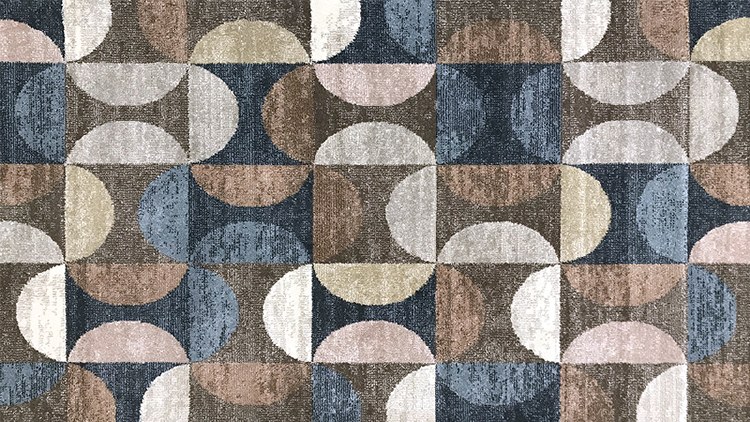 VALENTIA RUG 120X170CM -  NAVY/BLUE