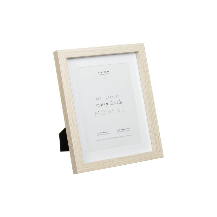 NEW YORK WOOD EFFECT PHOTO FRAME 6X8"
