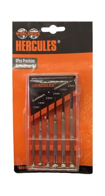HERCULES 6PIECE JEWELLERS SCREWDRIVER SET