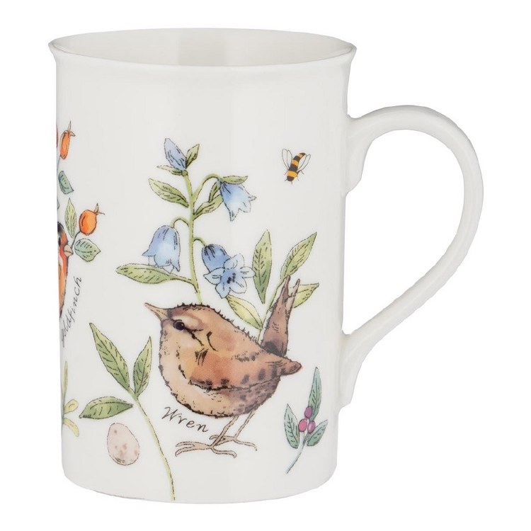 PRICE AND KENSINGTON GARDEN BIRDS BLUEBELL MUG 300ML