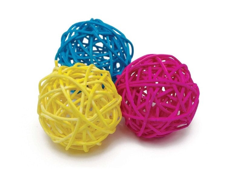PAWISE WILLOW BALL &amp; BELL 36PC