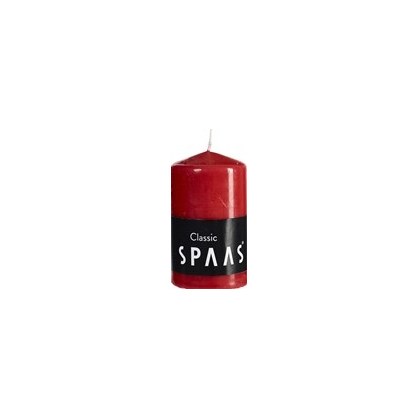SPAAS 8 HOUR PILLAR CANDLE - RED