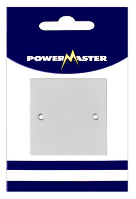 POWERMASTER 1 GANG BLANK PLATE