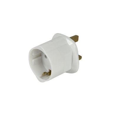 POWERMASTER 13AMP EURO VISTOR TRAVEL ADAPTOR