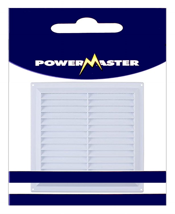 POWERMASTER 5" WHITE FIXED LOUVRE VENT