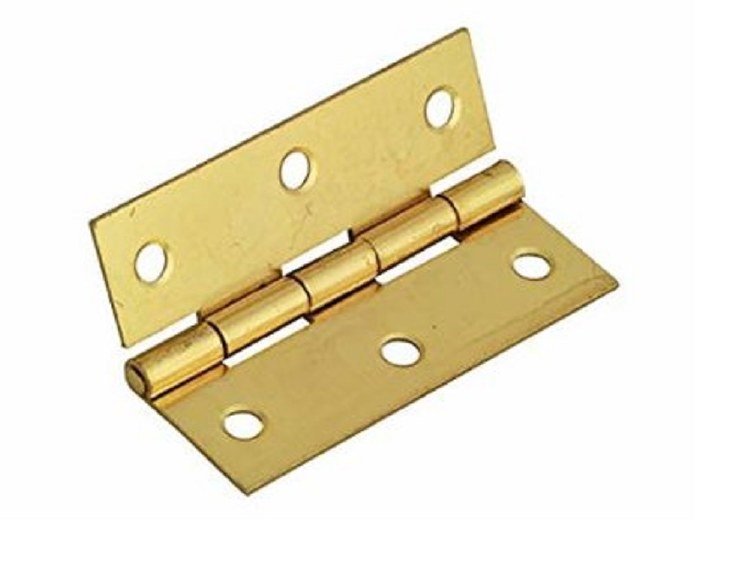 PREMIER 2 PCE 1&quot; EXTRUDED BRASS BUTT HINGE