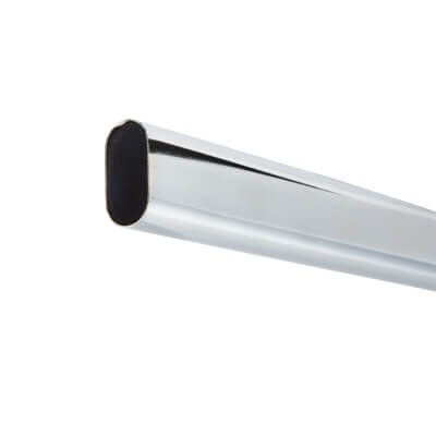 PREMIER 6FT X 30MM X 15MM CHROMED OVAL TUBE