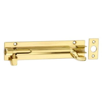 PREMIER 4&quot; BRASS CRANKED DOOR BOLT