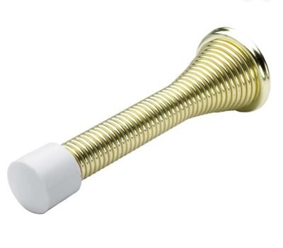 PREMIER DOOR STOP BRASSED SPRUNG