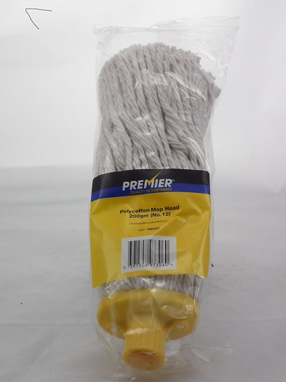 PREMIER 200GRM (NO.12) POLYCOTTON MOP WITH HANDLE