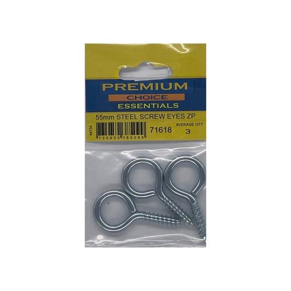 SCREW EYES ZP 3 PACK