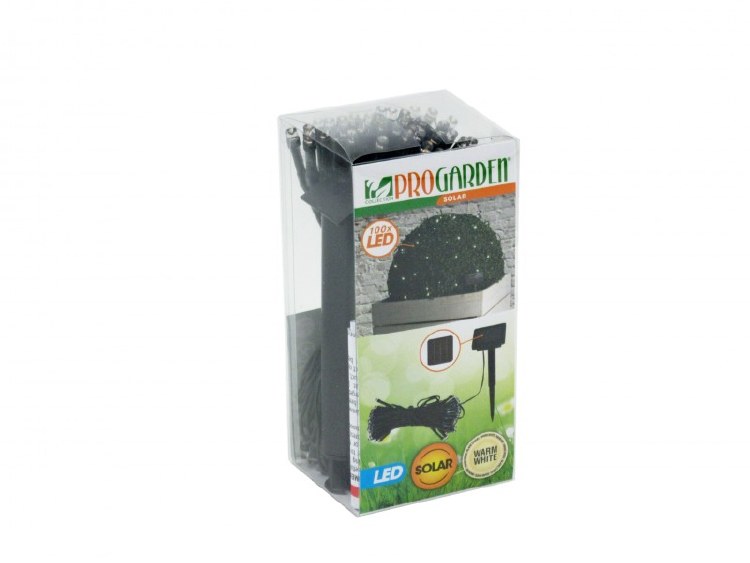 PROGARDEN 100 LED SOLAR LIGHTS - WARM WHITE