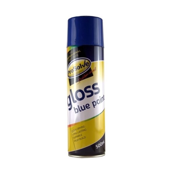 PROSOLVE GLOSS BLUE  SPRAY PAINT 500ML