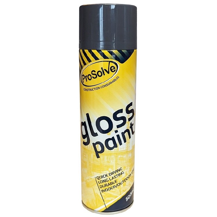 PROSOLVE GLOSS SPRAY PAINT - GREY