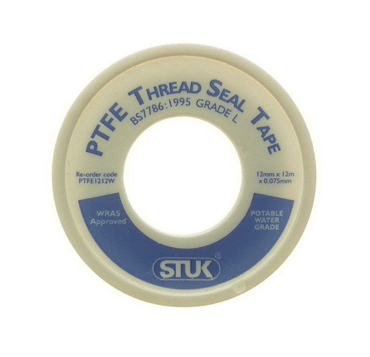 STUK 12 MM X 12 MTR PTFE TAPE