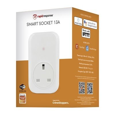 RAPID RESPONSE PLUG IN SMART WIFI SOCKET