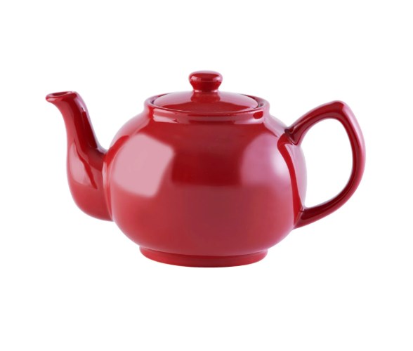 PRICE &amp; KENSINGTON RED 6 CUP TEAPOT