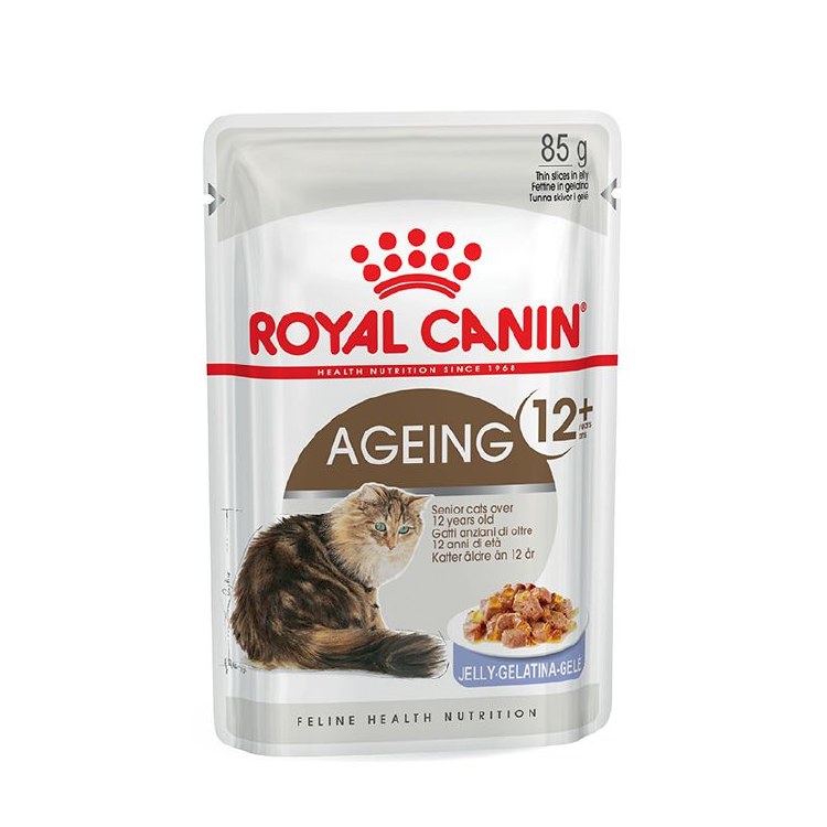 ROYAL CANIN AGEING +12Y JELLY CAT 85G POUCH