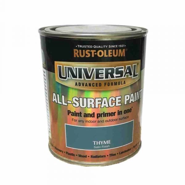 Rust-Oleum Gloss Finish Universal Metal and All-Surface Paint – THYME 750ML