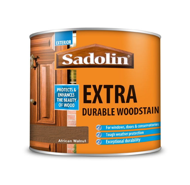 SADOLIN EXTRA DURABLE WOODSTAIN - AFRICAN WALNUT 2.5 LTR