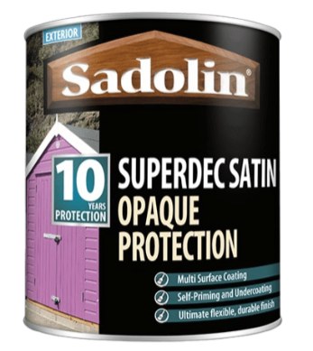 SADOLINS SUPERDEC SATIN 1L SUMMERSWEET