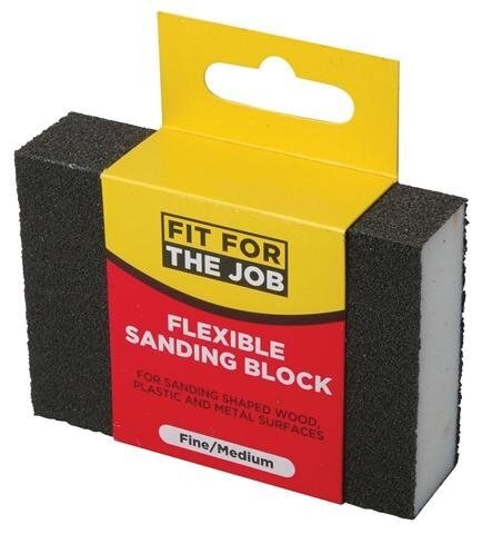 FIT FOR THE JOB FLEXIBLE SANDING BLOCK - MED/COURSE
