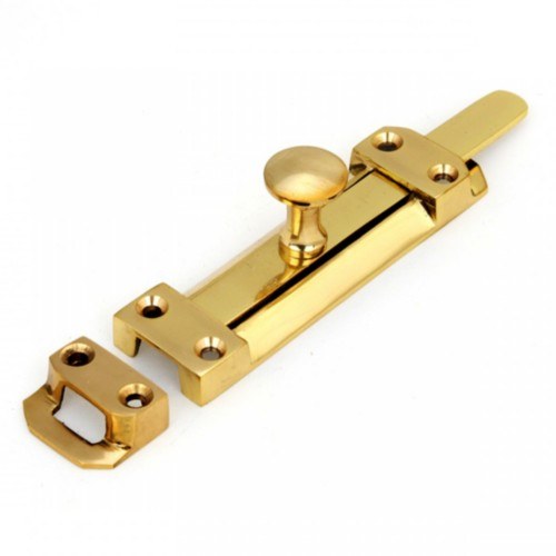 SASTA 6" BRASS SLIDE BOLT
