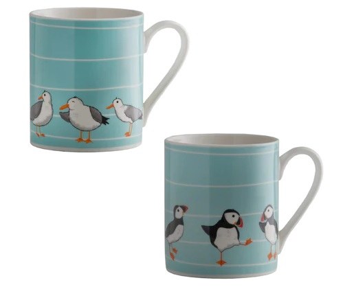 PRICE&amp;KENSINGTON SEA BIRDS ASSORTED FINE CHINA MUG