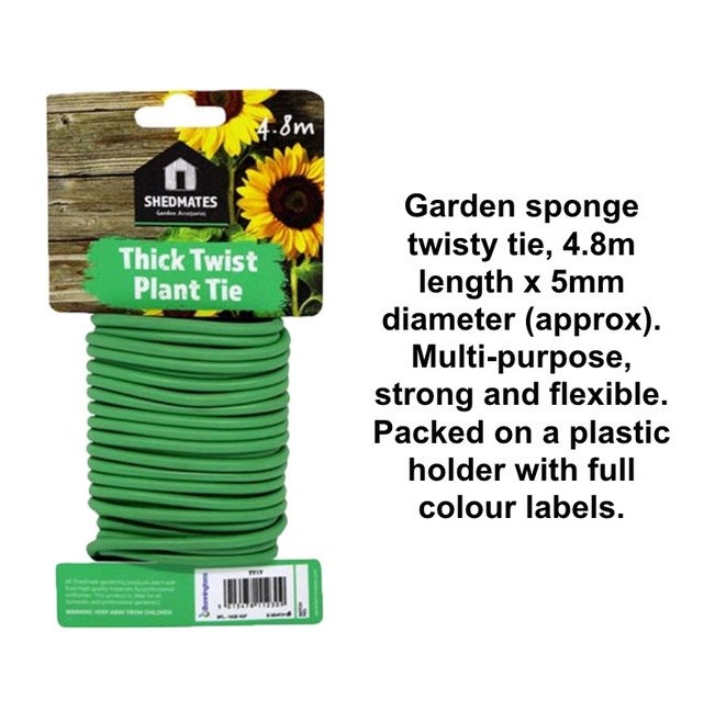SHEDMATES THICK TWIST PLANT TIE