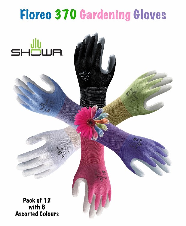 SHOWA GARDENING GLOVE GREEN MEDIUM