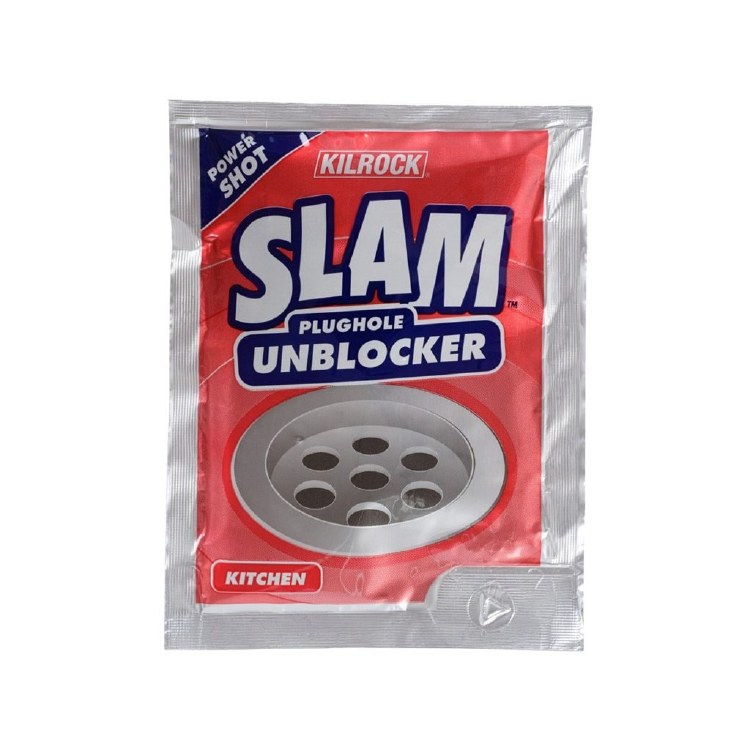 SLAM KITCHEN PLUGHOLE UNBLOCKER 60GRAM