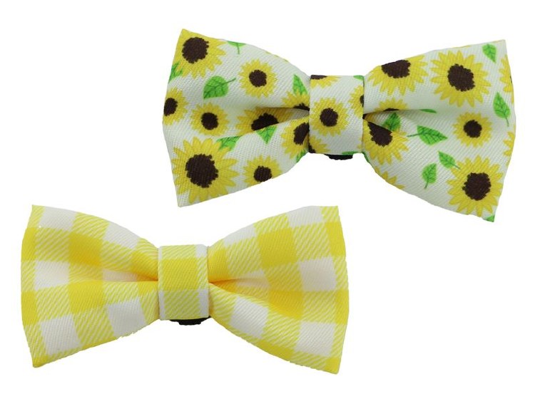 SOHO BOW TIE SUNFLOWER/YELLOW 2PK