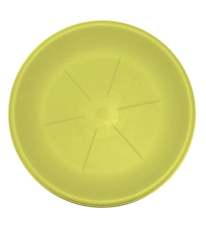 SOTTOVASO 35CM TRAY MUSTARD - FITS 40CM POT