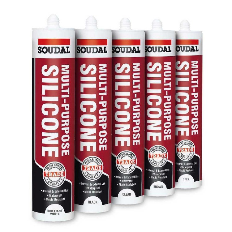 SOUDAL MULTI PURPOSE SILICONE -  CLEAR