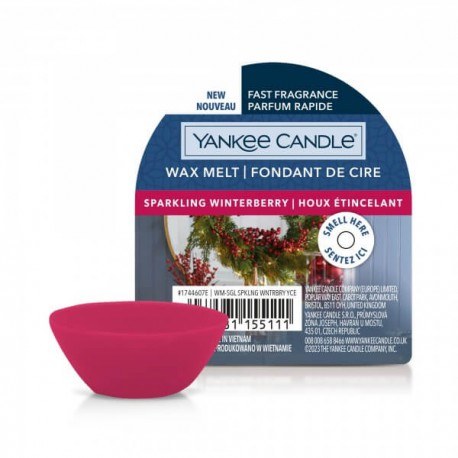 YANKEE CANDLE SPARKLING WINTER BERRY WAX MELT