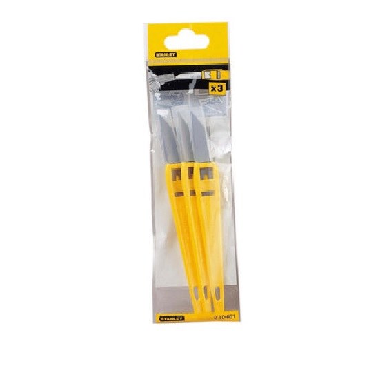 STANLEY 3PK DISPOSABLE CRAFT KNIFE