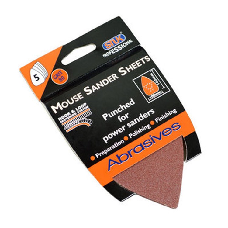 STUK MOUSE SANDER SHEET ASSORTED GRIT