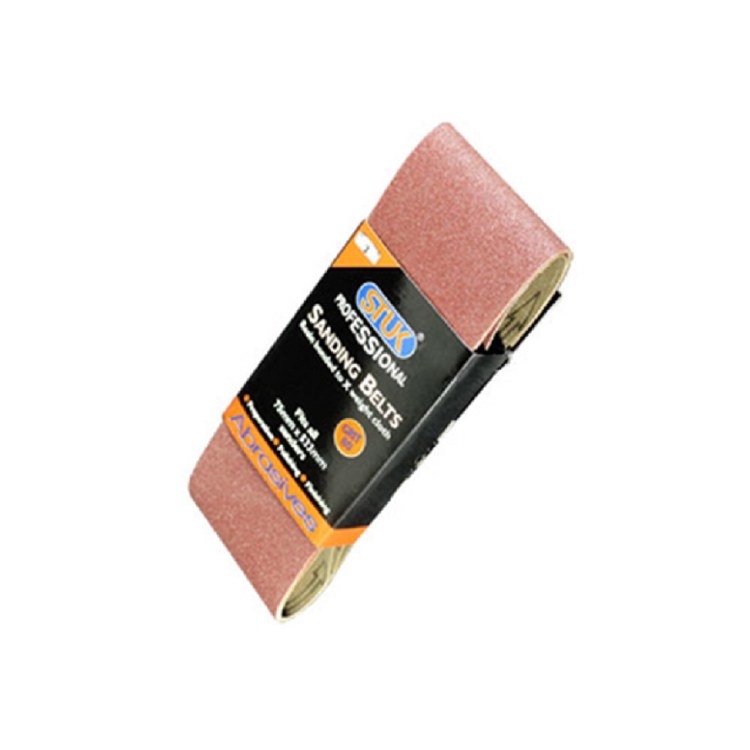 STUK SANDING BELT 100MM 80 GRIT
